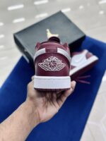 Air Jordan 1 Low Bordeaux Red - Image 5