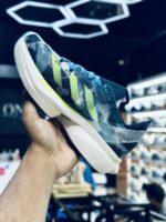 Adidas Adizero Adios Pro 3 Crystal White Lucid Lemon Blue Burst - Image 2