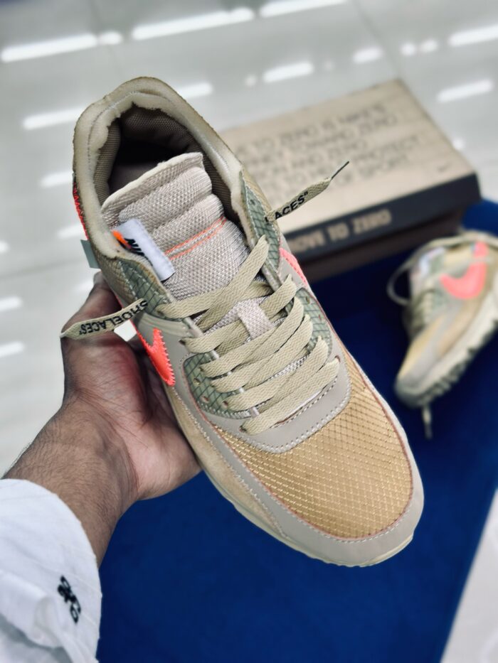 Nike Air Max 90 X OFF-WHITE Desert Ore - Image 3