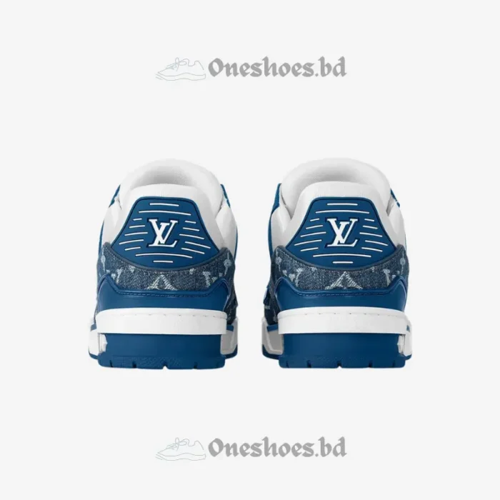 Louis Vuitton Trainer Monogram Denim White/Blue 1:1 - Image 2