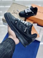 Louis Vuitton Trainer Black Embossed Monogram - Image 2