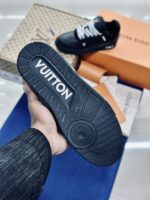 Louis Vuitton Trainer Black Embossed Monogram - Image 4