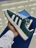 Adidas Campus 00s Dark Green Cloud White - Image 2