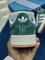 Adidas Campus 00s Dark Green Cloud White - Image 5