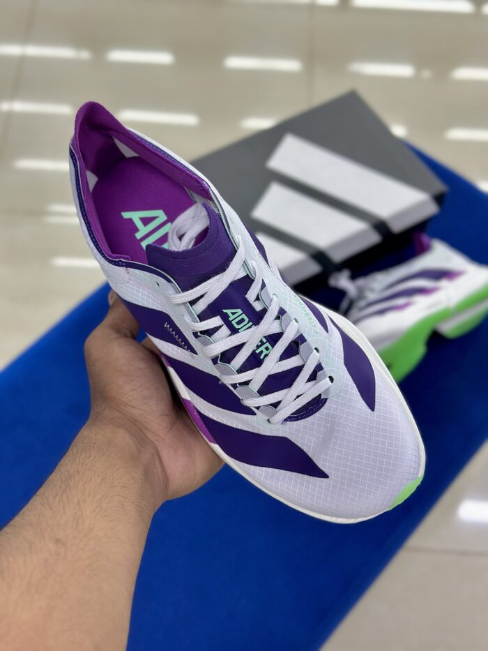 Adidas Adizero Adios Pro-4 Core Purple/Lime Burst - Image 4