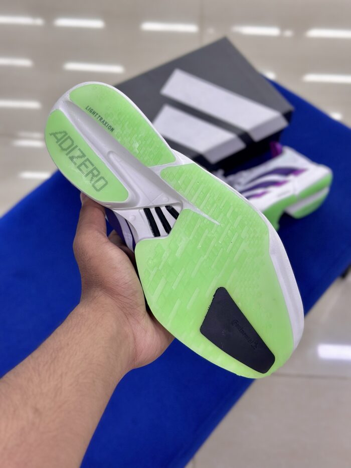 Adidas Adizero Adios Pro-4 Core Purple/Lime Burst - Image 3