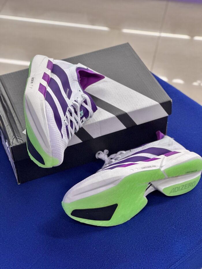 Adidas Adizero Adios Pro-4 Core Purple/Lime Burst - Image 6