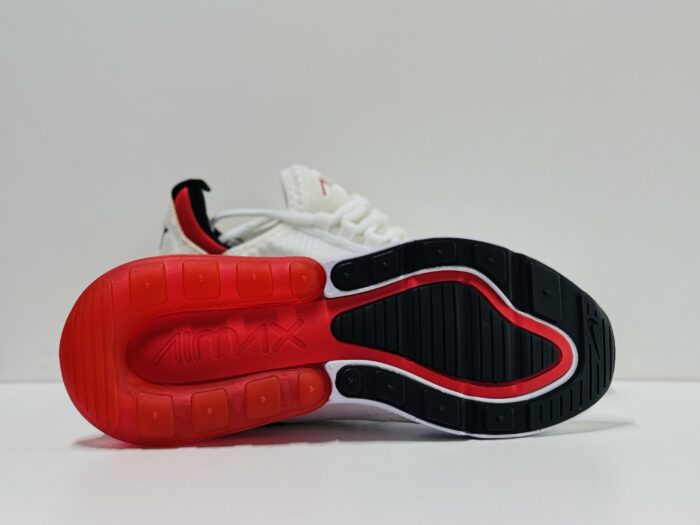 Nike Air Max 270 White Black University Red(Mirror Copy-1:1) - Image 5