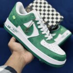 Air Force-1Low X Louis Vuitton Green Monogram