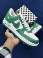 Air Force-1Low X Louis Vuitton Green Monogram