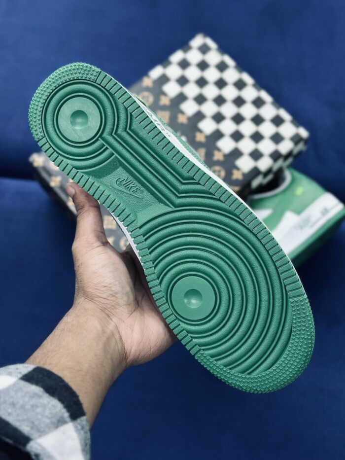 Air Force-1Low X Louis Vuitton Green Monogram - Image 4