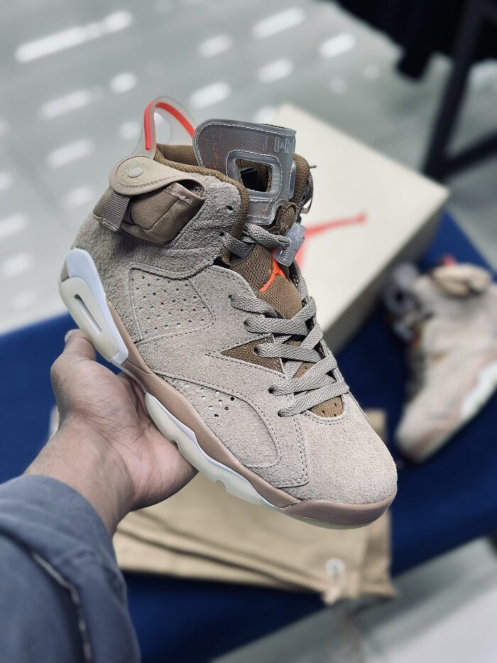 Air jordan 6 Retro Travis Scott British Khaki - Image 2
