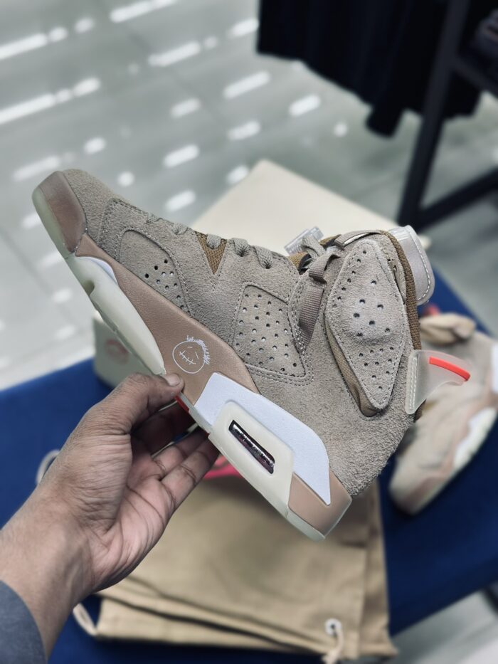 Air jordan 6 Retro Travis Scott British Khaki - Image 3