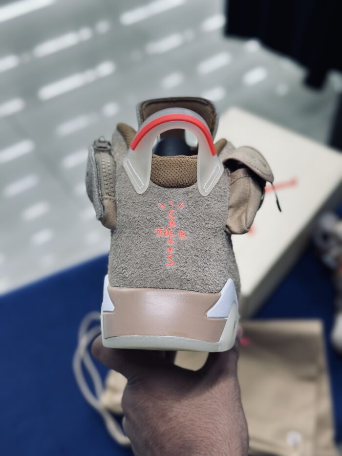Air jordan 6 Retro Travis Scott British Khaki - Image 6