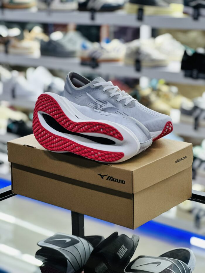 Mizuno Wave Rebellion Pro 2 White Cayenne - Image 2