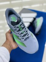 Adidas Adizero EVO SL Grey Screaming Green - Image 3