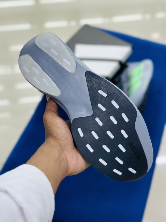 Adidas Adizero EVO SL Grey Screaming Green - Image 5