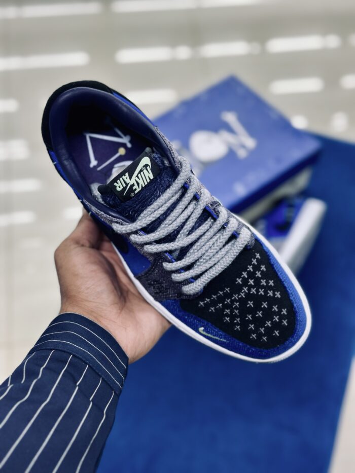 Air Jordan-1 Low OG Zion Williamson Voodoo Alternate Blue - Image 3