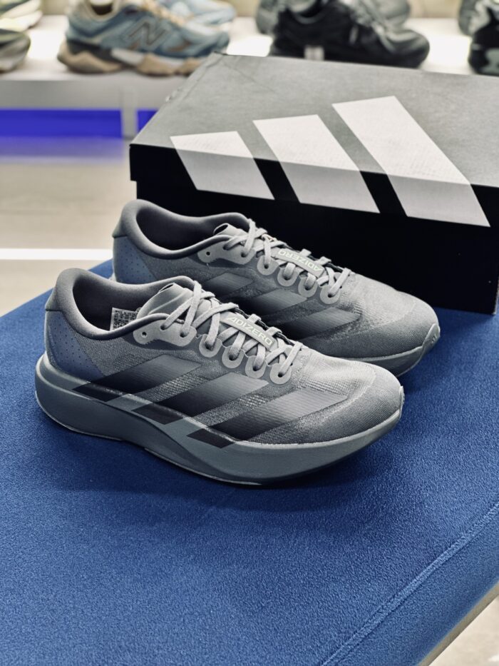 Adidas Adizero Evo SL Grey Black Lime Burst - Image 5