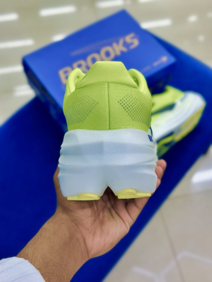 Brooks Glycerin Max 'Lime Navy Peony' - Image 5