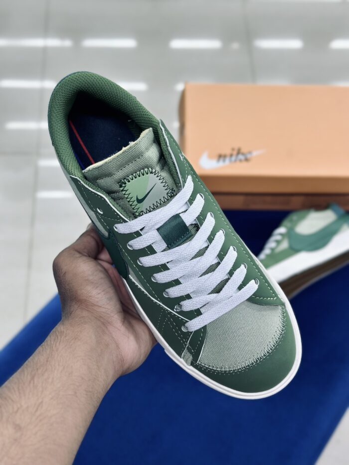 Nike Blazer Low 77 Jumbo Oil Green - Image 3