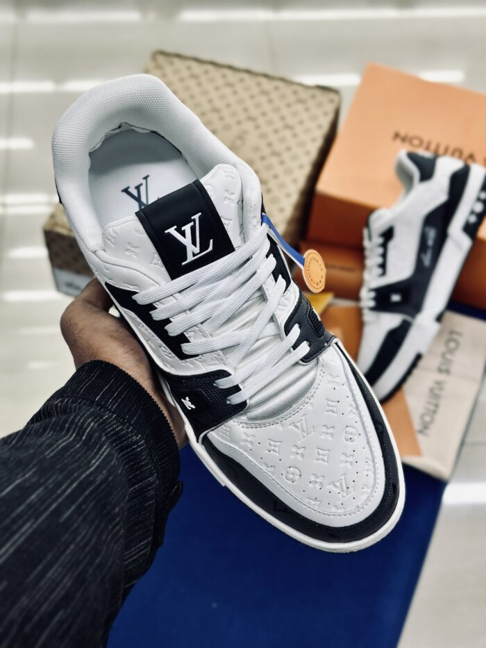 Louis Vuitton LV Trainer #54 Black White - Image 3