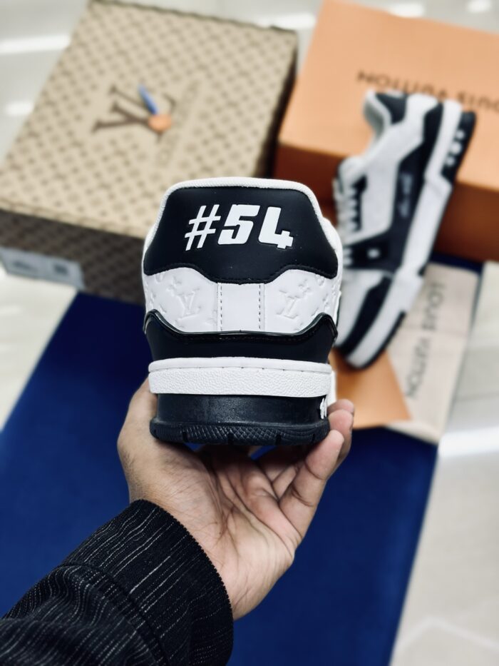 Louis Vuitton LV Trainer #54 Black White - Image 5