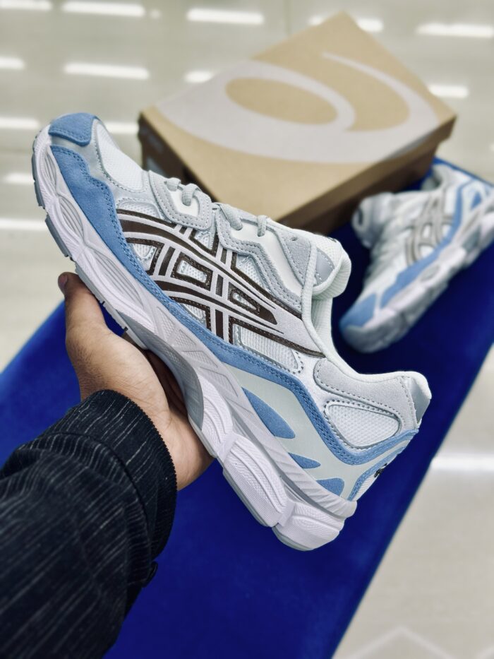 ASICS Gel-NYC Cream Cloud Grey Blue - Image 2