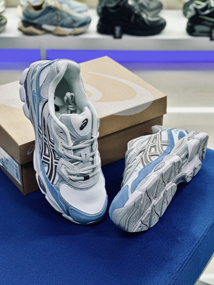 ASICS Gel-NYC Cream Cloud Grey Blue - Image 5