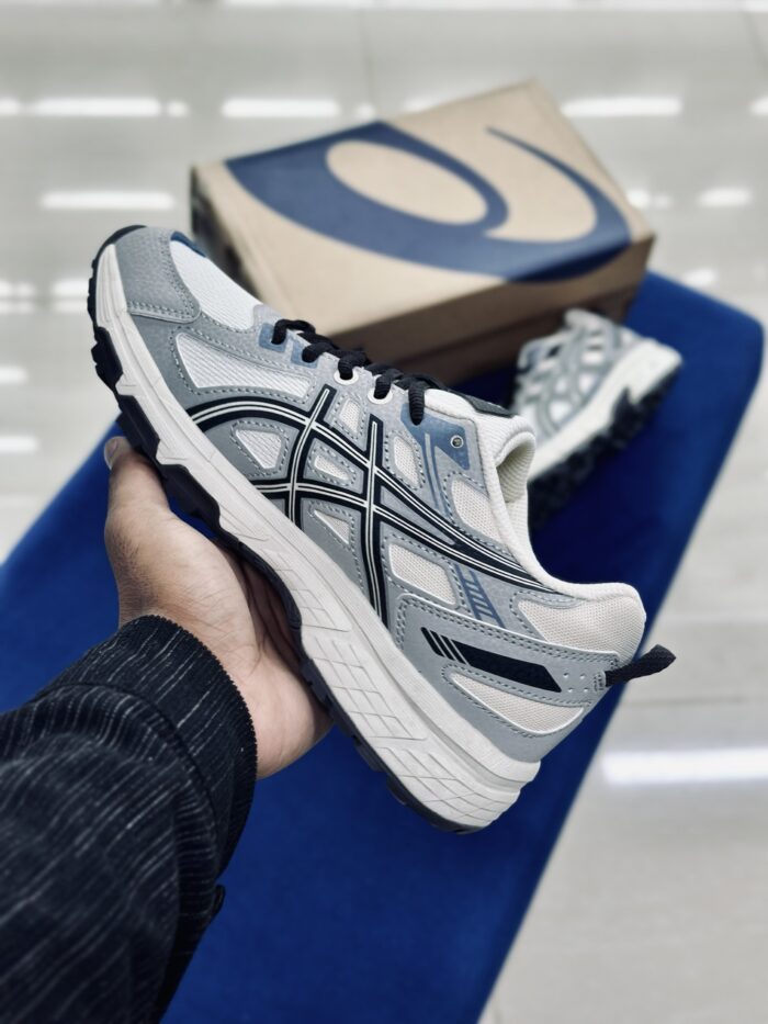 ASICS Gel-Venture 6 White Gray Black - Image 2