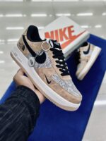 Nike Air Force 1 Low X The North Face Beige Black