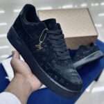 Louis Vuitton X Nike Air Force 1 Low By Virgil Abloh Black