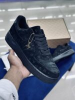 Louis Vuitton X Nike Air Force 1 Low By Virgil Abloh Black