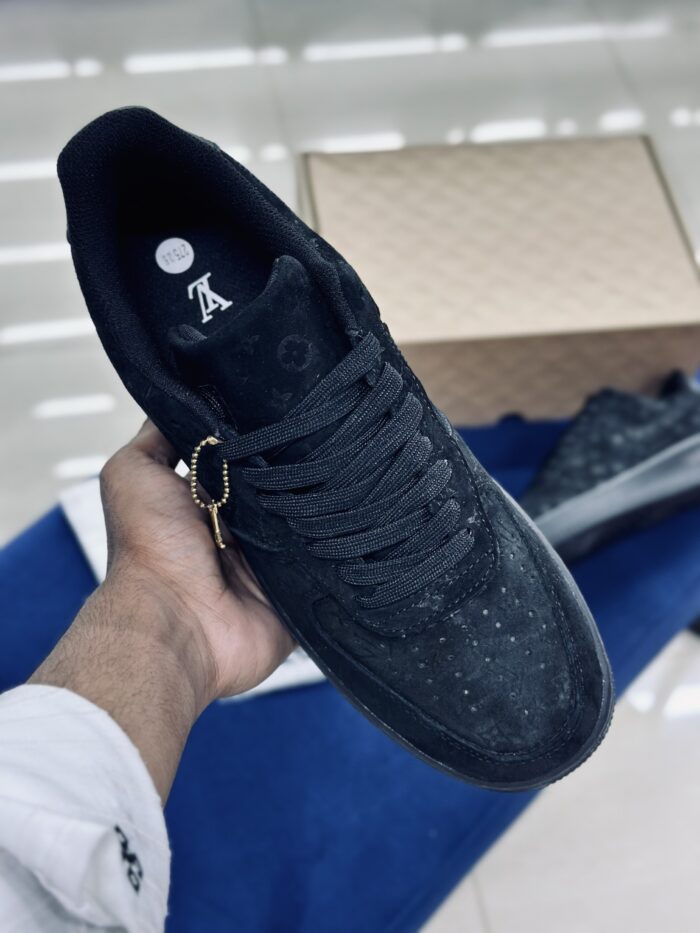 Louis Vuitton X Nike Air Force 1 Low By Virgil Abloh Black - Image 3