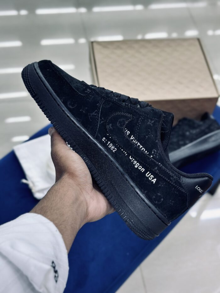 Louis Vuitton X Nike Air Force 1 Low By Virgil Abloh Black - Image 2