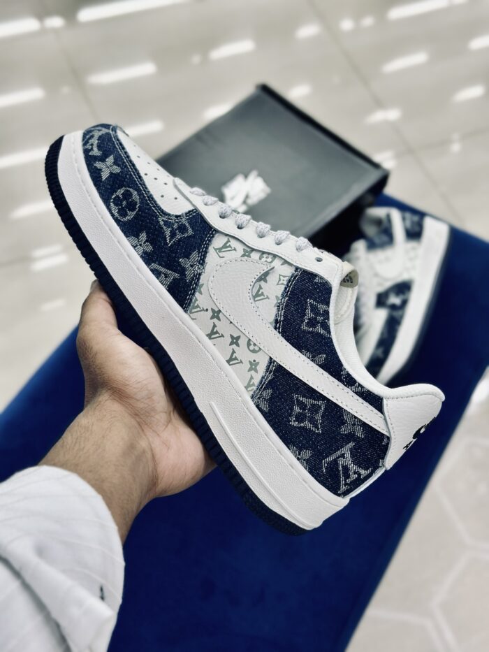 Nike Air Force 1 Low X Louis Vuitton Denim Blue - Image 2