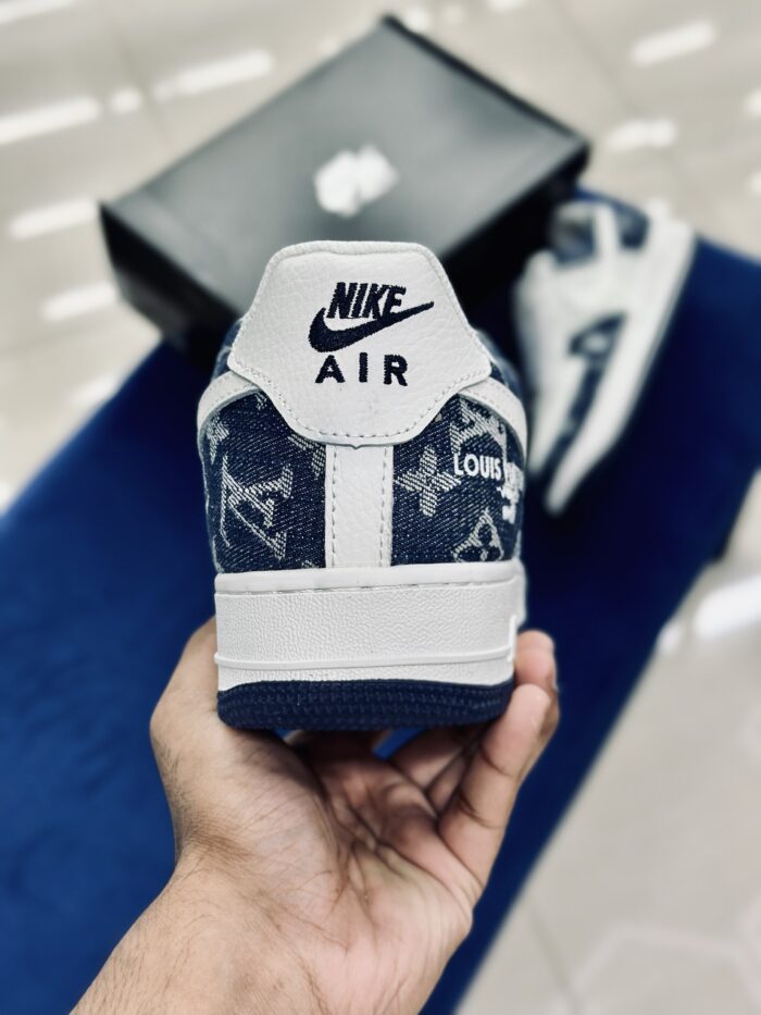 Nike Air Force 1 Low X Louis Vuitton Denim Blue - Image 5