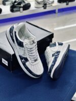 Nike Air Force 1 Low X Louis Vuitton Denim Blue - Image 6