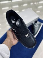 Nike Air Force 1 Low '07 Black White Sole (2023) - Image 4