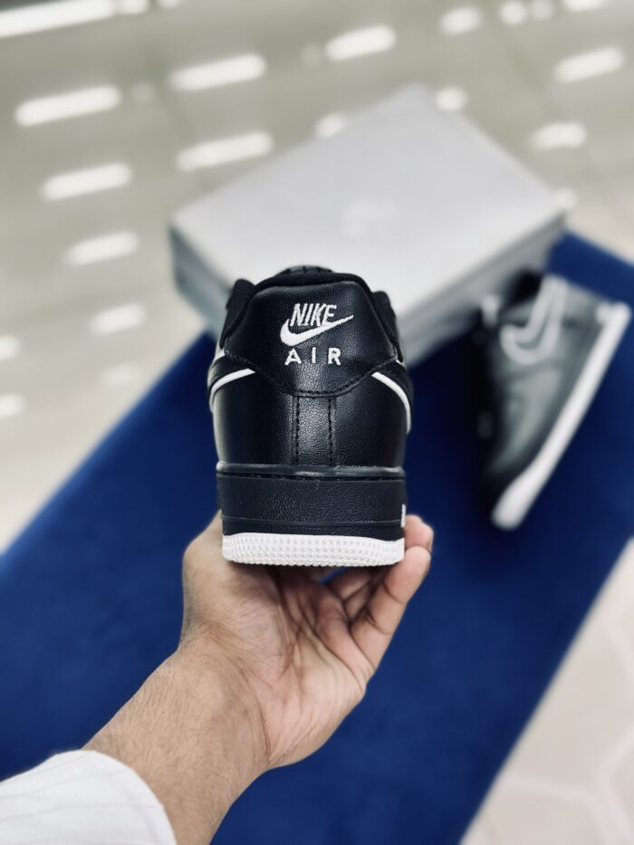 Nike Air Force 1 Low '07 Black White Sole (2023) - Image 6