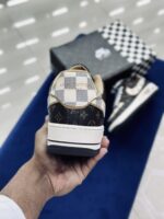 Louis Vuitton X Nike Air Force 1 Low Monogram Brown Damier Azur - Image 5