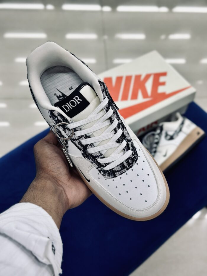 Nike Air Force 1 Low X Dior White Denim - Image 3