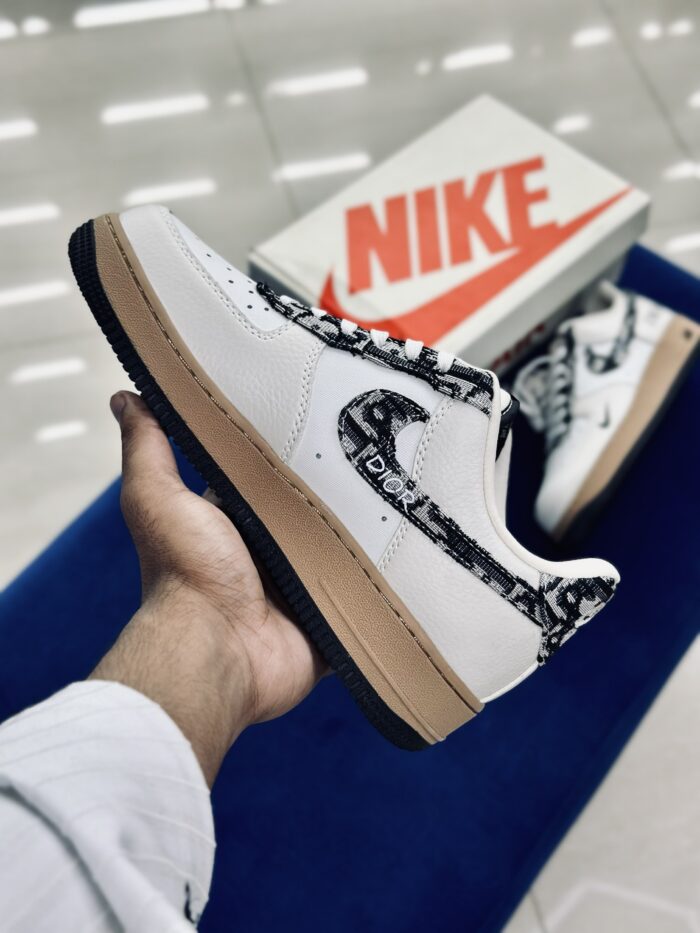 Nike Air Force 1 Low X Dior White Denim - Image 2