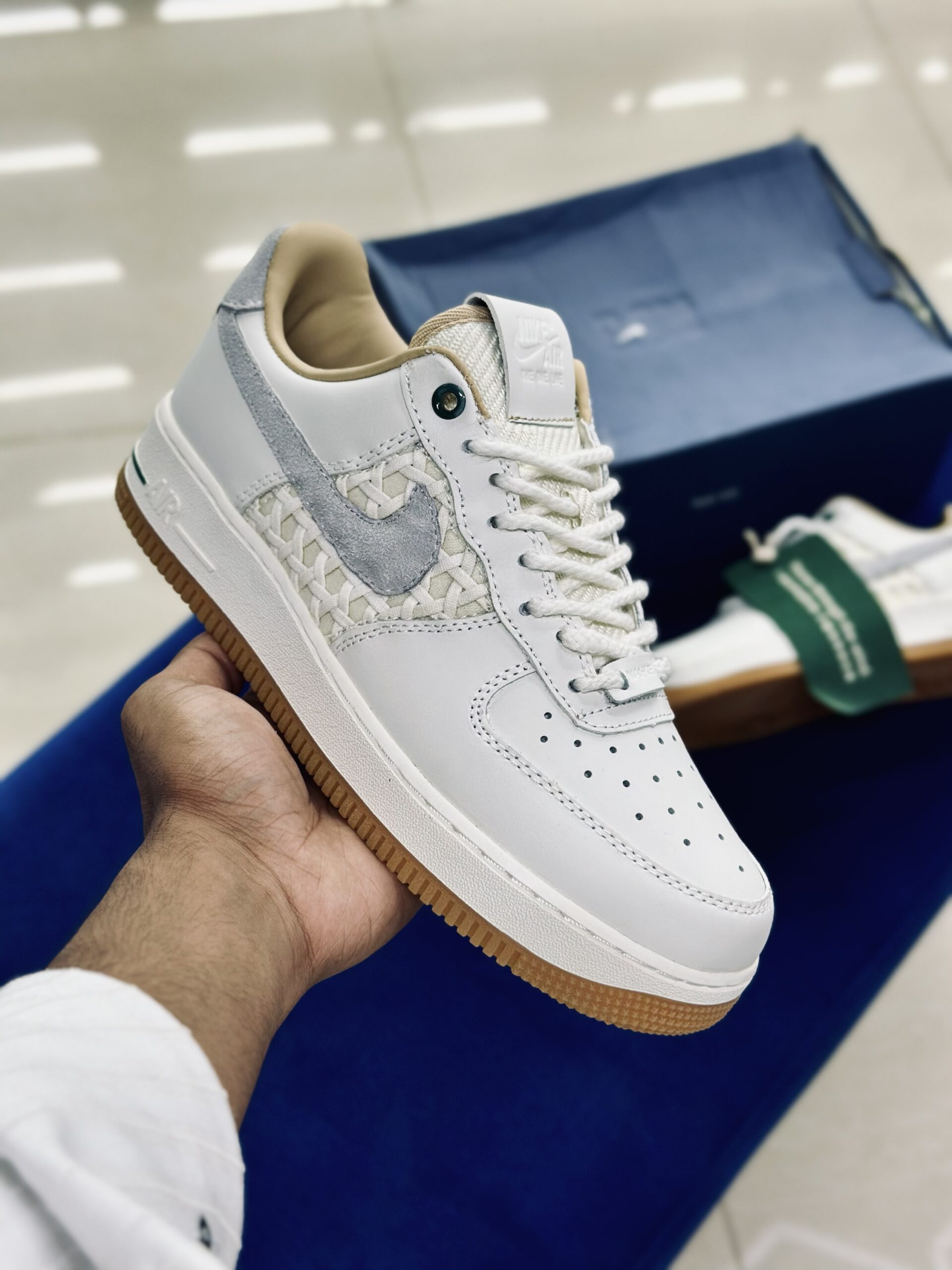 img_3776 Nike Air Force 1 Low '07 Premium NAI-KE Bamboo Weave - Image 1