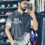 Short-Sleeves Ink Mountain Shirt (Black)