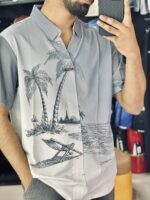 Short-Sleeves Tropic Shade Shirt (Gray) - Image 2