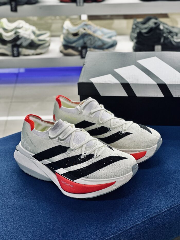 Adidas Adizero Prime X 3.0 Strung Cloud White Lucid Red - Image 6
